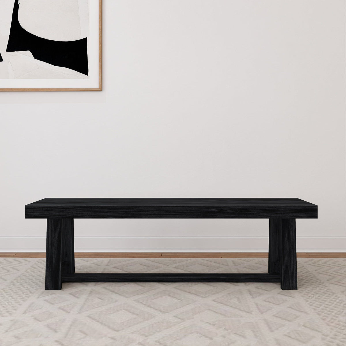 Dining Bench, Classic 60" for Dining Tables, Family Meals and Kitchen Seating, 4 Color Options image 8