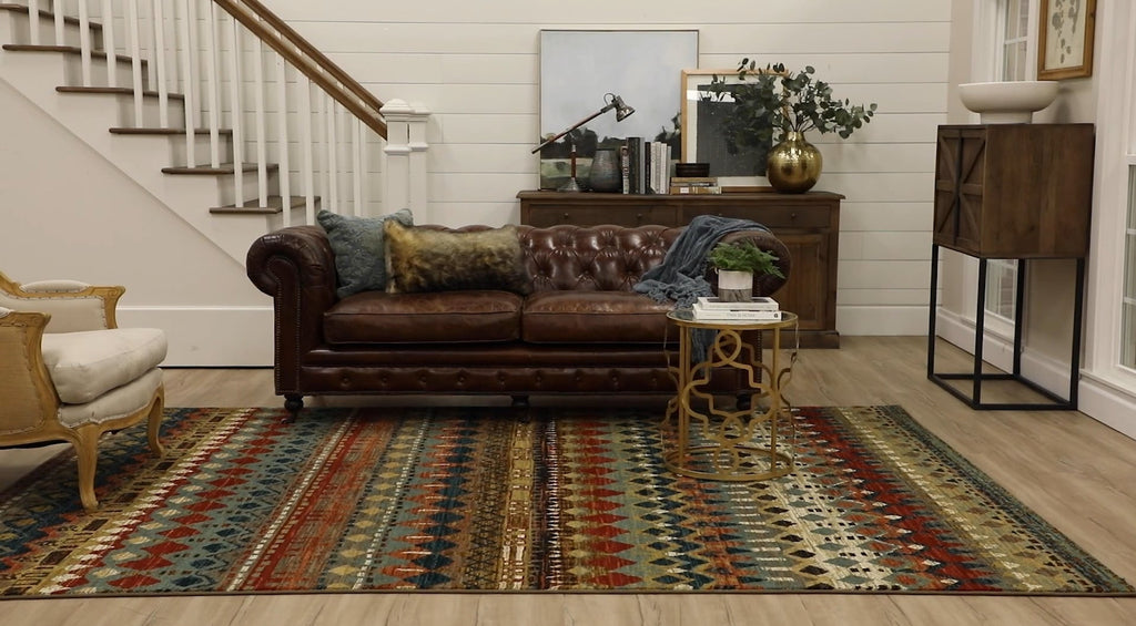Area Rug, Spice Market Saigon Multi for Living Rooms, Bedrooms and Entryways, 18 Size Options image 8
