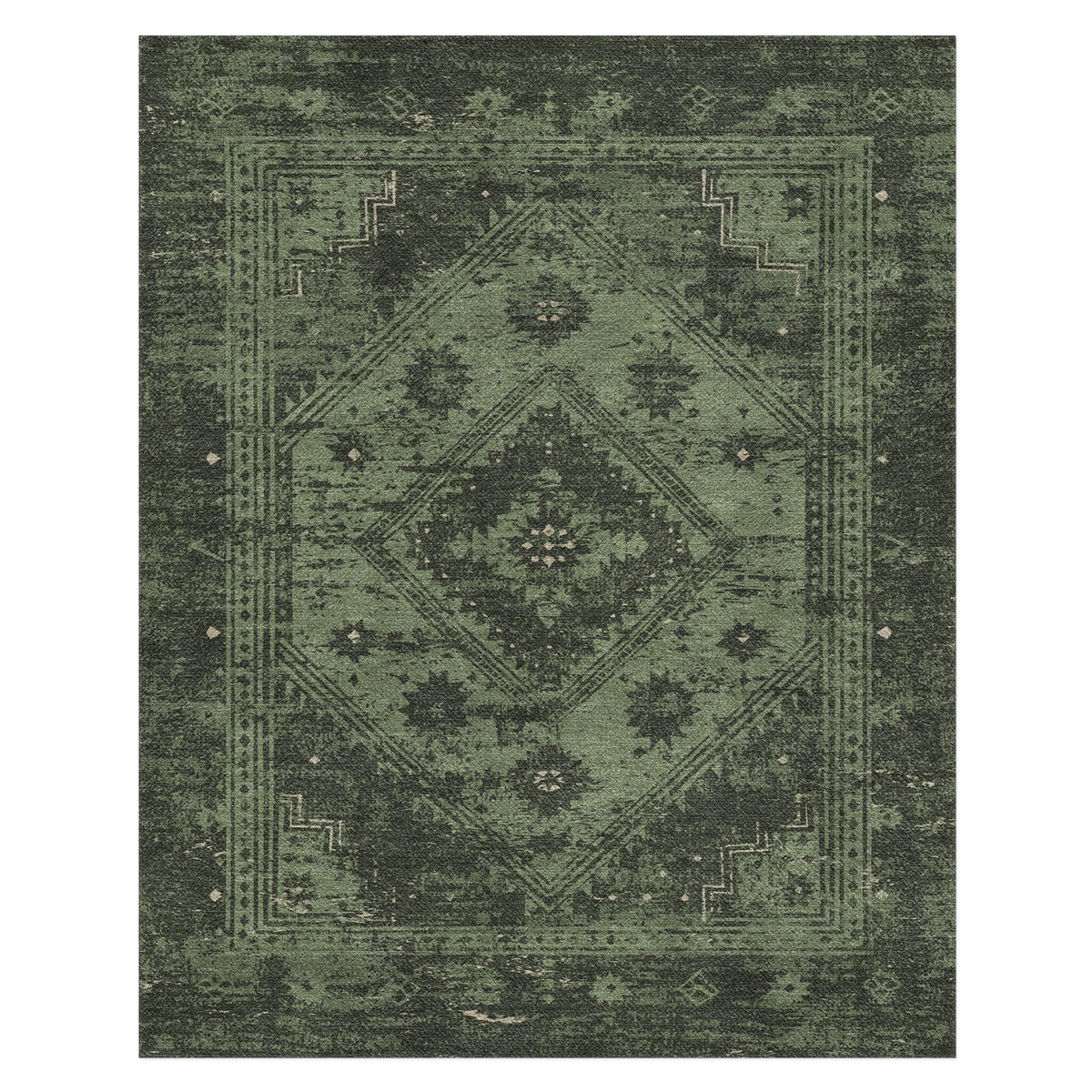 Area Rug, Montezuma Green for Living Rooms, Bedrooms and Entryways, 10 Size Options, Designed for Hallways, Dining Spaces and Home Decor image 8