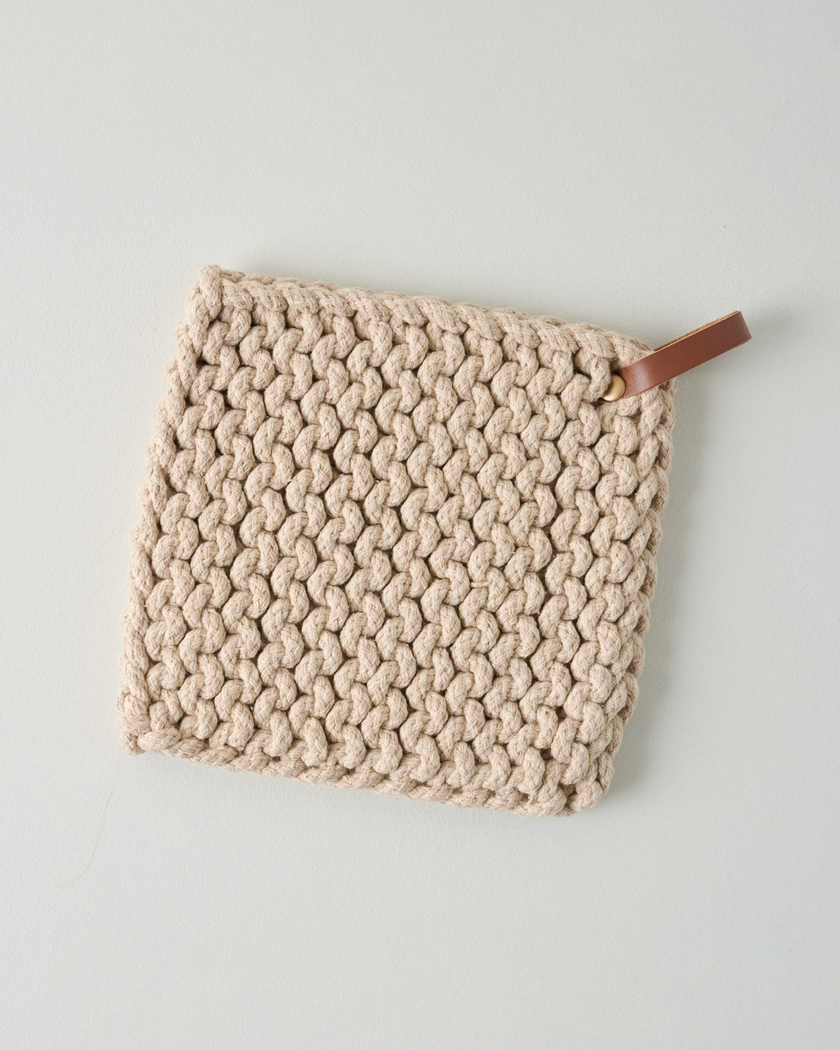 Kitchen Cookware, Heathered Hand Crocheted Pot Holder for Stovetop Cooking and Daily Meal Prep image 8