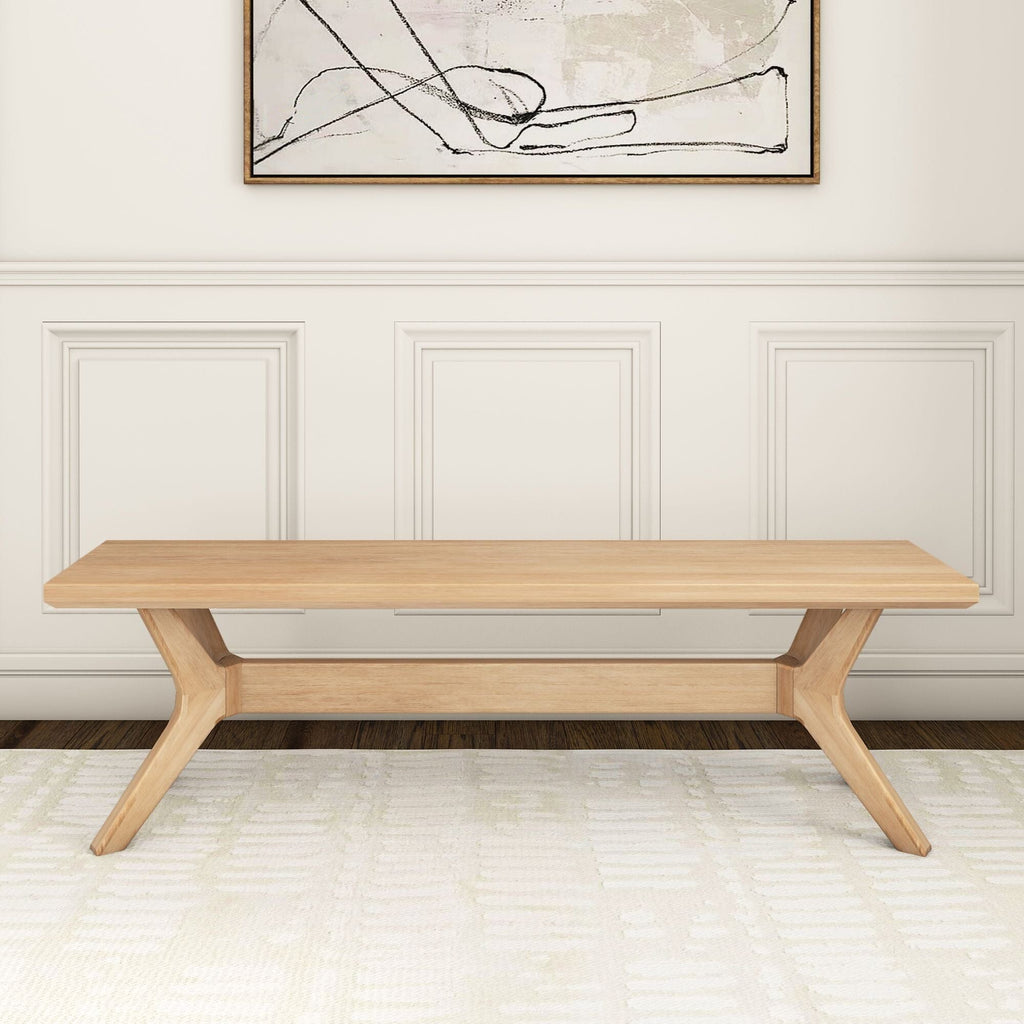 Dining Bench, Verso 60" for Dining Tables, Family Meals and Kitchen Seating, 2 Sizes and 5 Colors image 8