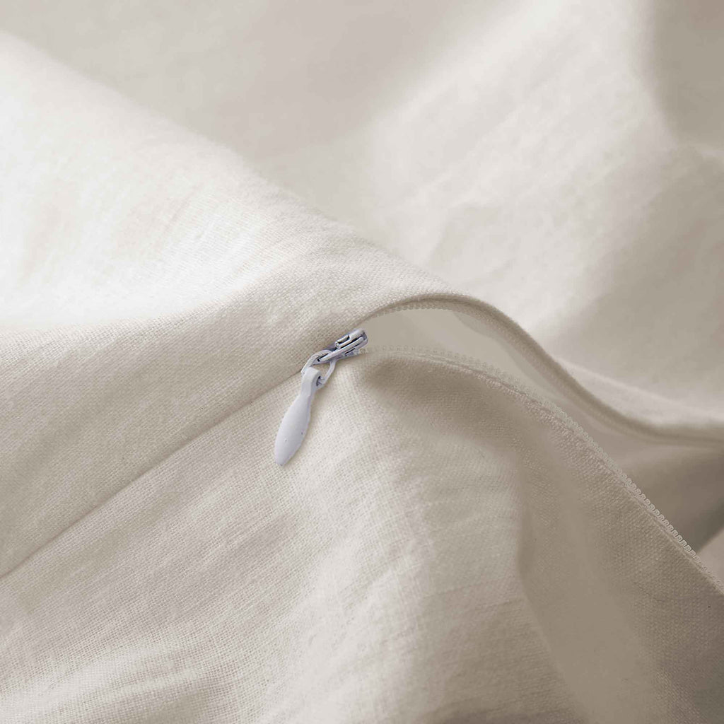 Duvet Cover Set, Linen Cotton Blend, Breathable Construction, Machine-Washable Care for Bedroom Bedding Refresh and Everyday Comfort image 8
