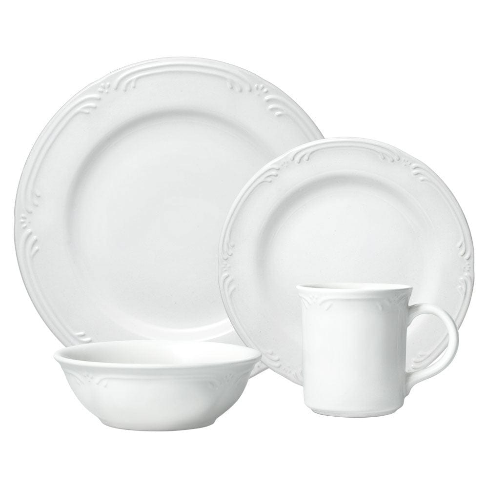 Dinnerware, Filigree Set, Dishwasher-Safe Care for Everyday Meals and Table Settings, 3 Size Options image 8