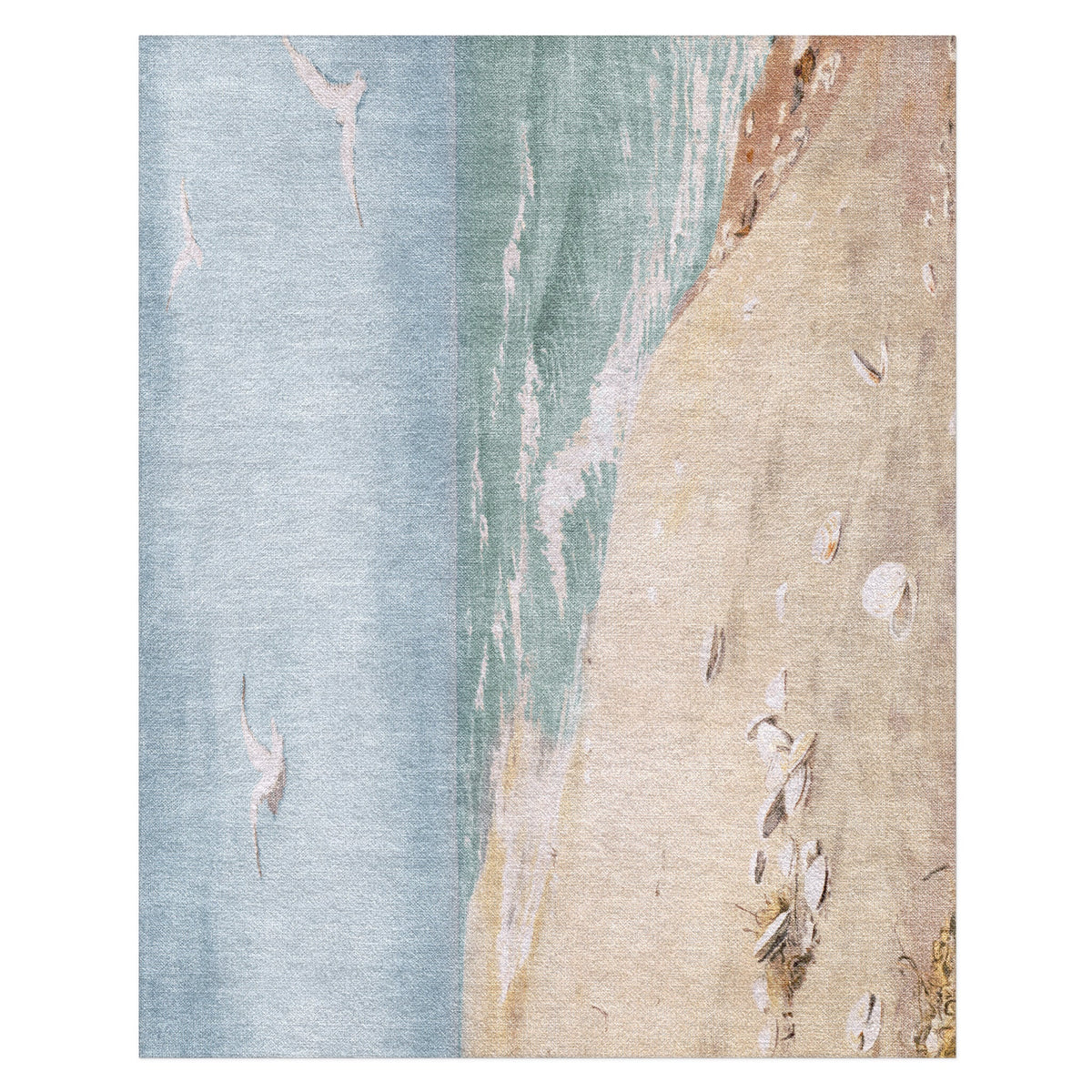 Area Rug, On Beach By Fidelia Bridges for Living Rooms, Bedrooms and Entryways, 10 Size Options image 8