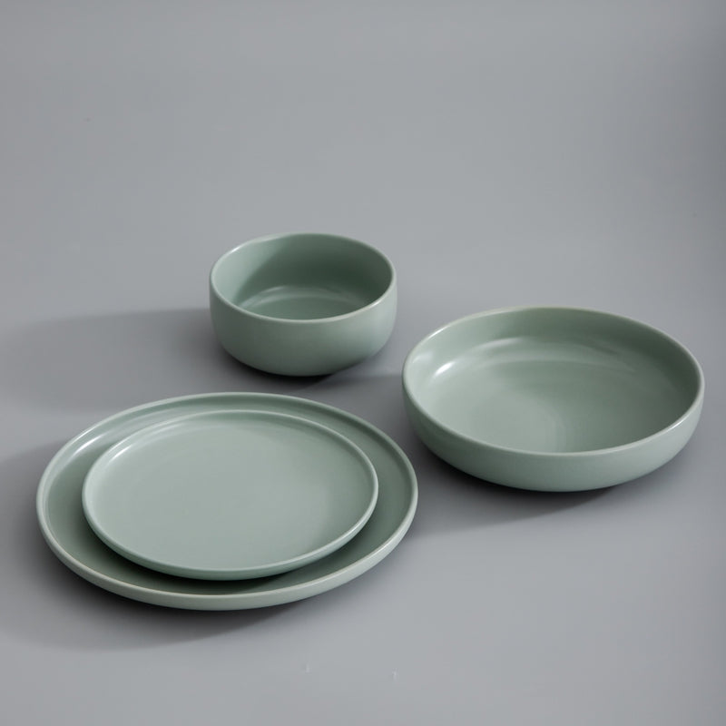 Dinnerware, Minimalist Salad Plate for Everyday Meals and Table Settings, 4 Sizes and 5 Colors image 8