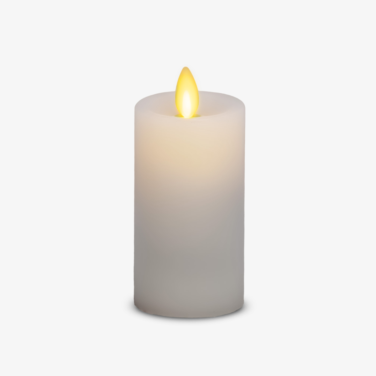 Flameless Candle, White Slim Pillar Recessed Top for Mantels, Entryways and Holiday Displays, 3 Size Options image 8
