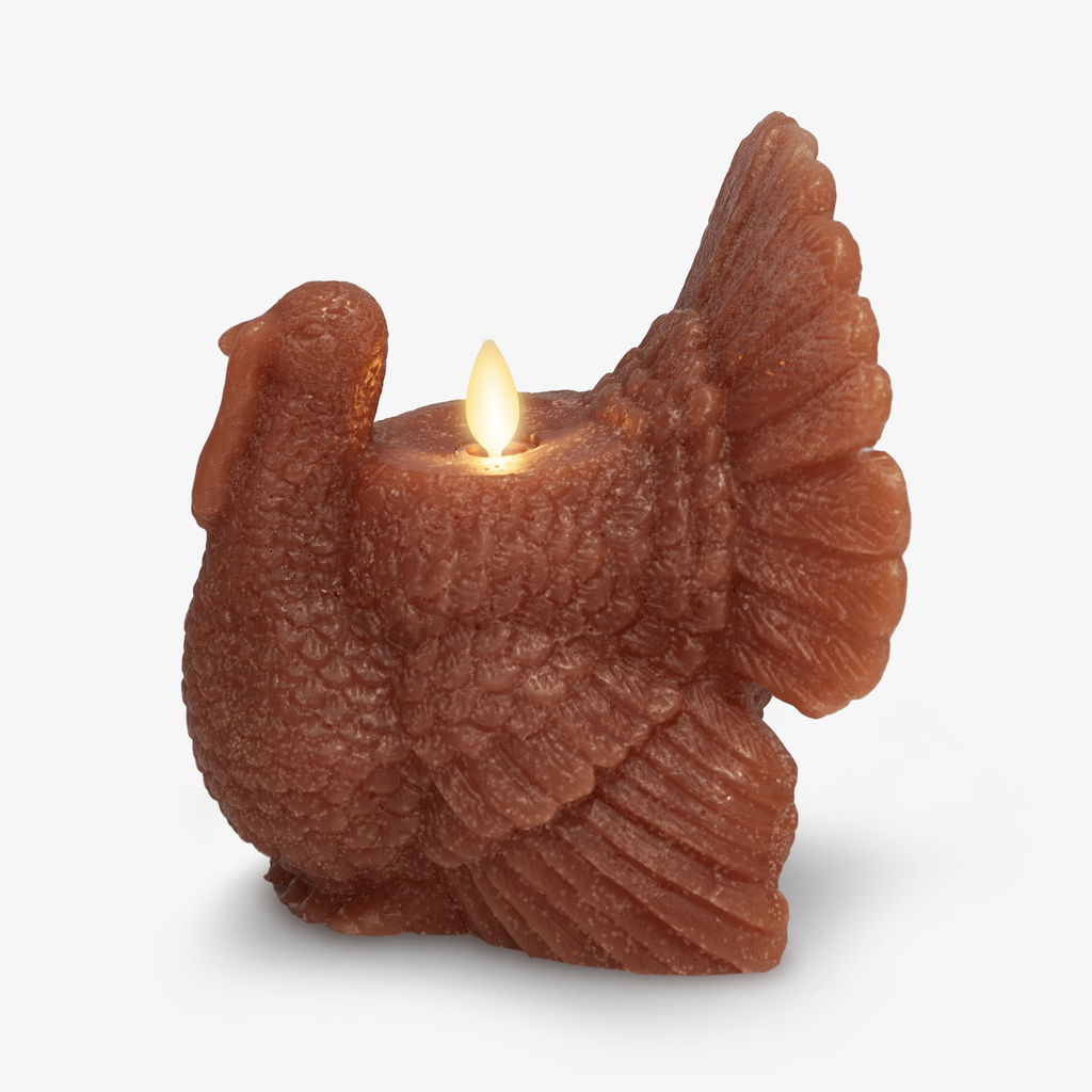 Flameless Candle, Adobe Turkey for Mantels, Entryways and Holiday Displays, Designed for Everyday Home Use image 8