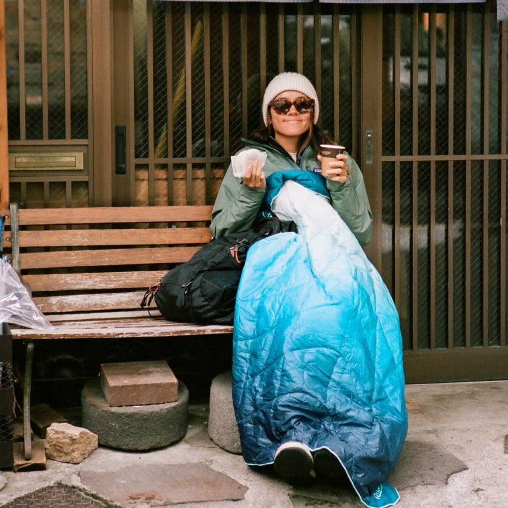 Puffy Blanket, Travel Deepfoam Fade for Camping, Cabins and Outdoor Relaxation, Designed for Outdoor Seating, Travel and Camping Comfort image 8