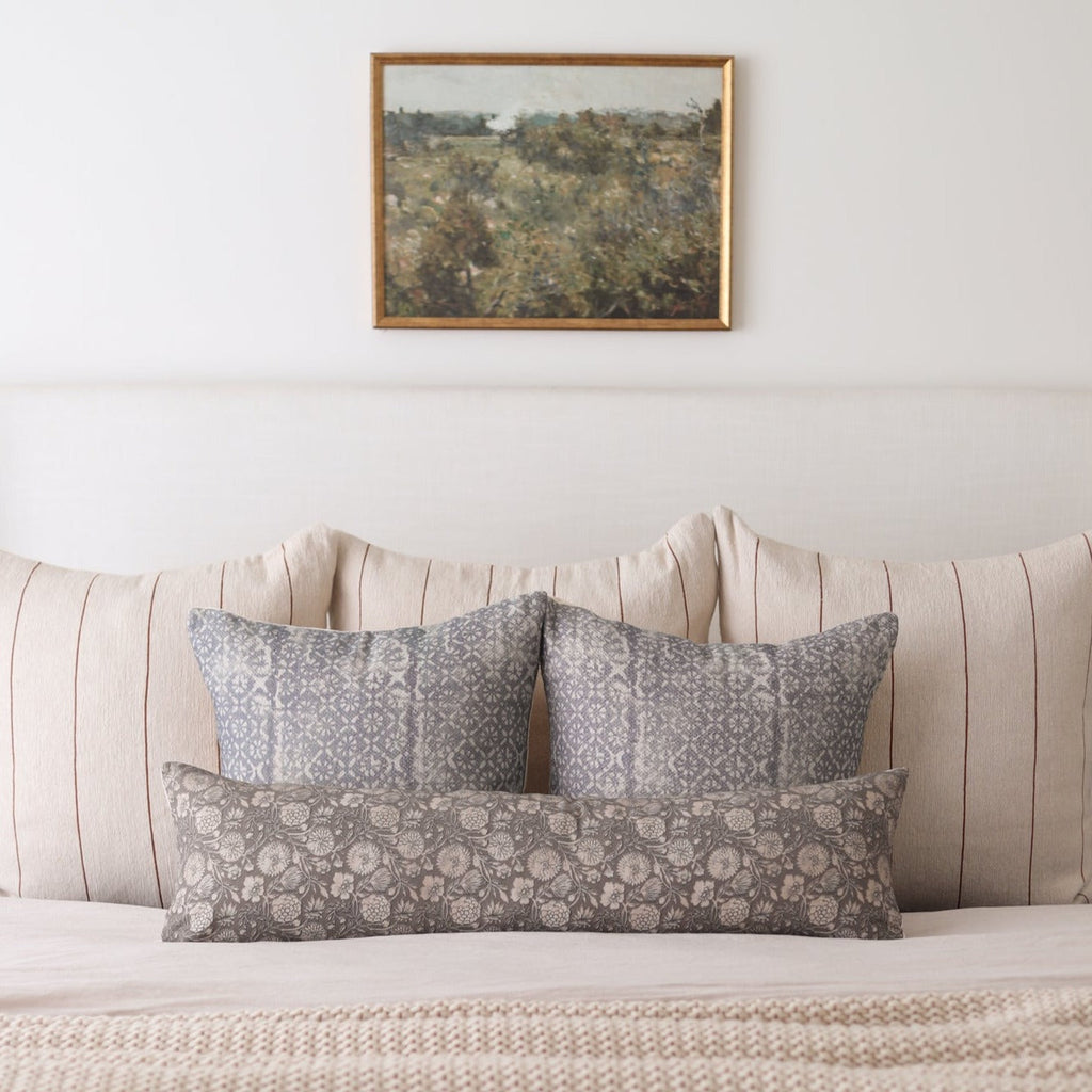 Decorative Pillow Cover Set, Gracie Lumbar 12x20" 12x40", Lightweight Design for Bedroom Styling and Living Room Decor, 2 Size Options image 8