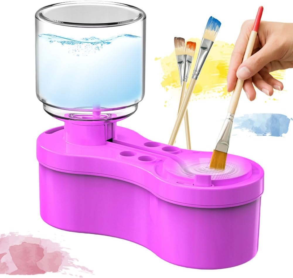 Drinkware, 🎨🔥Universal Crafts Paint Brush Cleaner Rinse, Lightweight Design for Kitchen Tables, Workspaces and Daily Hydration image 8