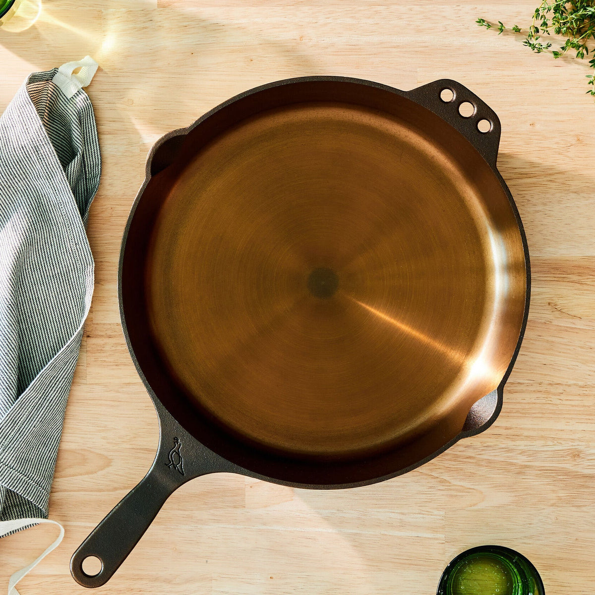 Fry Pan, No. 12 Skillet for Stovetop Cooking, Family Meals and Daily Kitchen Use, Designed for Searing, Sautéing and Everyday Meal Prep image 8