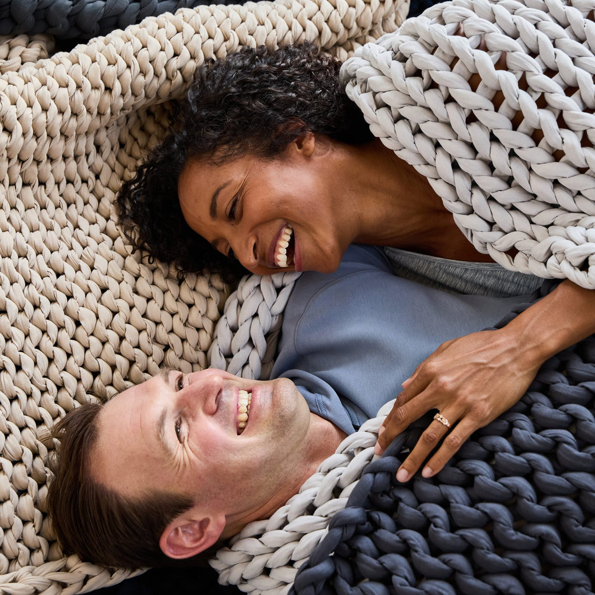 Cozy Throw Blanket, Weighted, Breathable Construction for Sofas, Beds and Relaxing at Home, 4 Color Options image 8