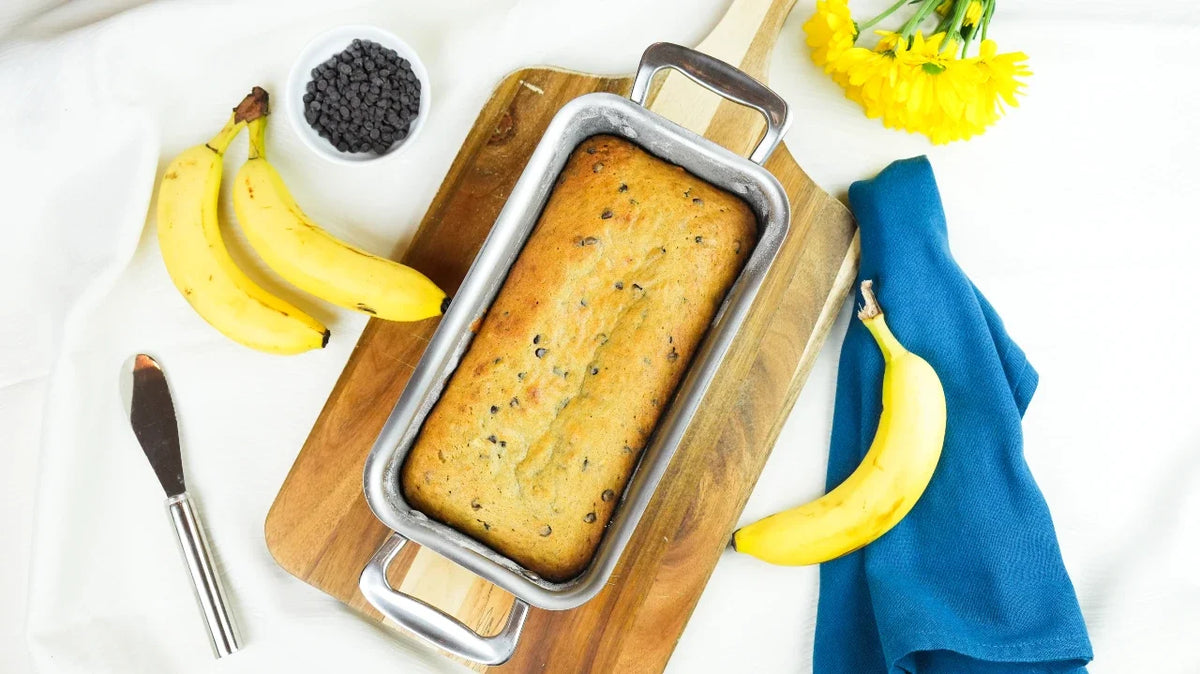 Stainless Steel Loaf Pan, with Handles, Stainless Steel Construction for Sandwich Loaves, Quick Breads and Home Baking image 8