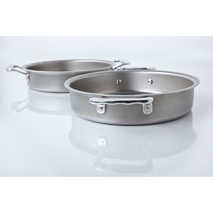 Stainless Steel Cake Pan, 9" Round with Handles, Stainless Steel Construction for Birthdays, Home Baking and Family Desserts image 8