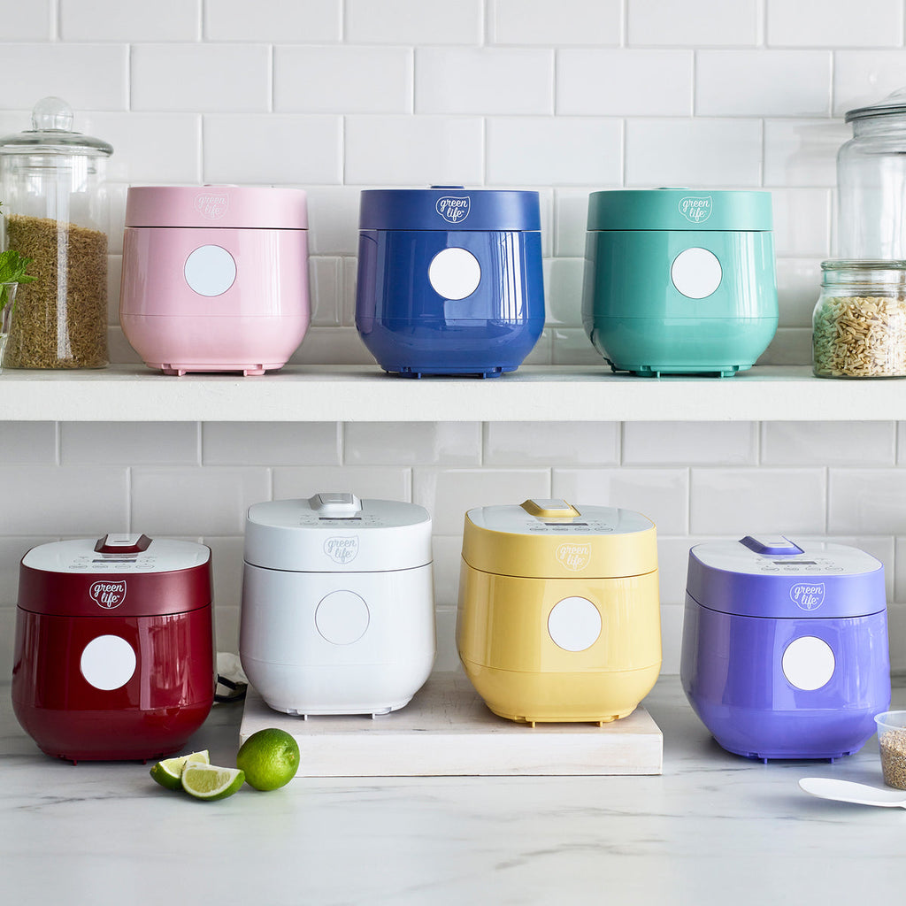 Drinkware, GreenLife 4 Cup Rice & Grains Cooker White for Everyday Drinks, Home and Entertaining image 8