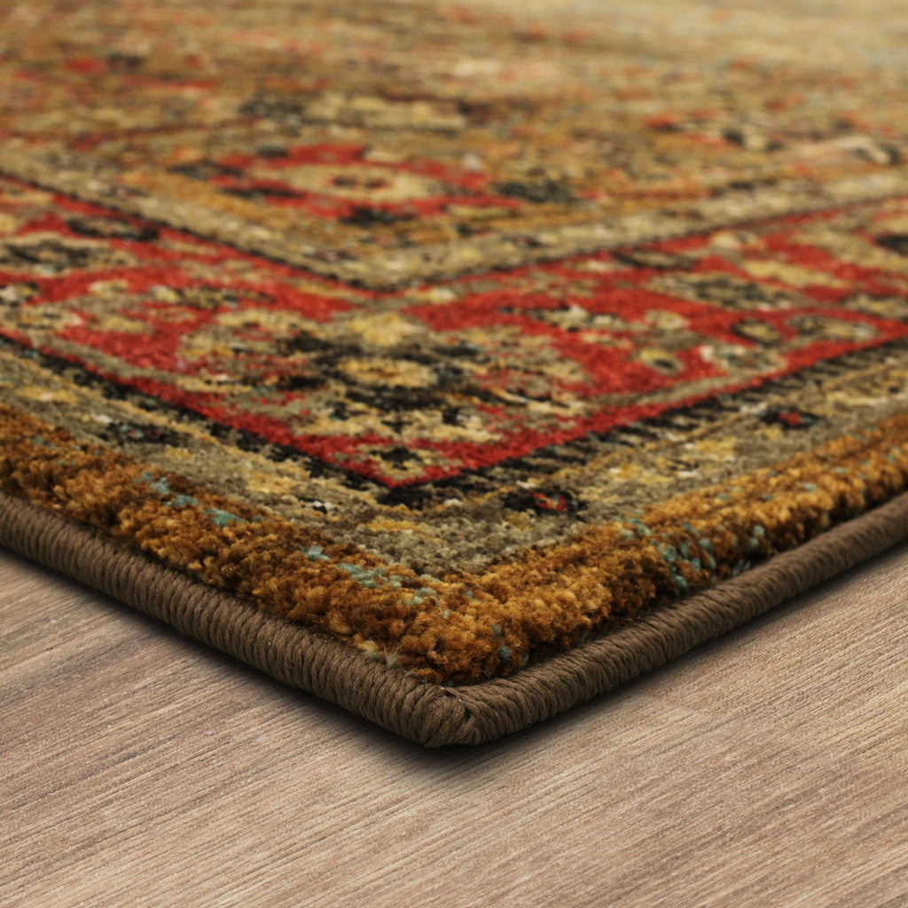 Area Rug, Spice Market Myanmar Aquamarine for Living Rooms, Bedrooms and Entryways, 5 Size Options image 8