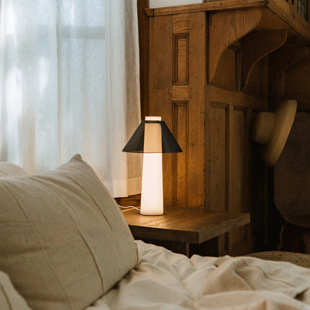 Home Lighting, Refurbished Lamp for Desks, Side Tables and Warm Room Lighting, 6 Color Options image 8