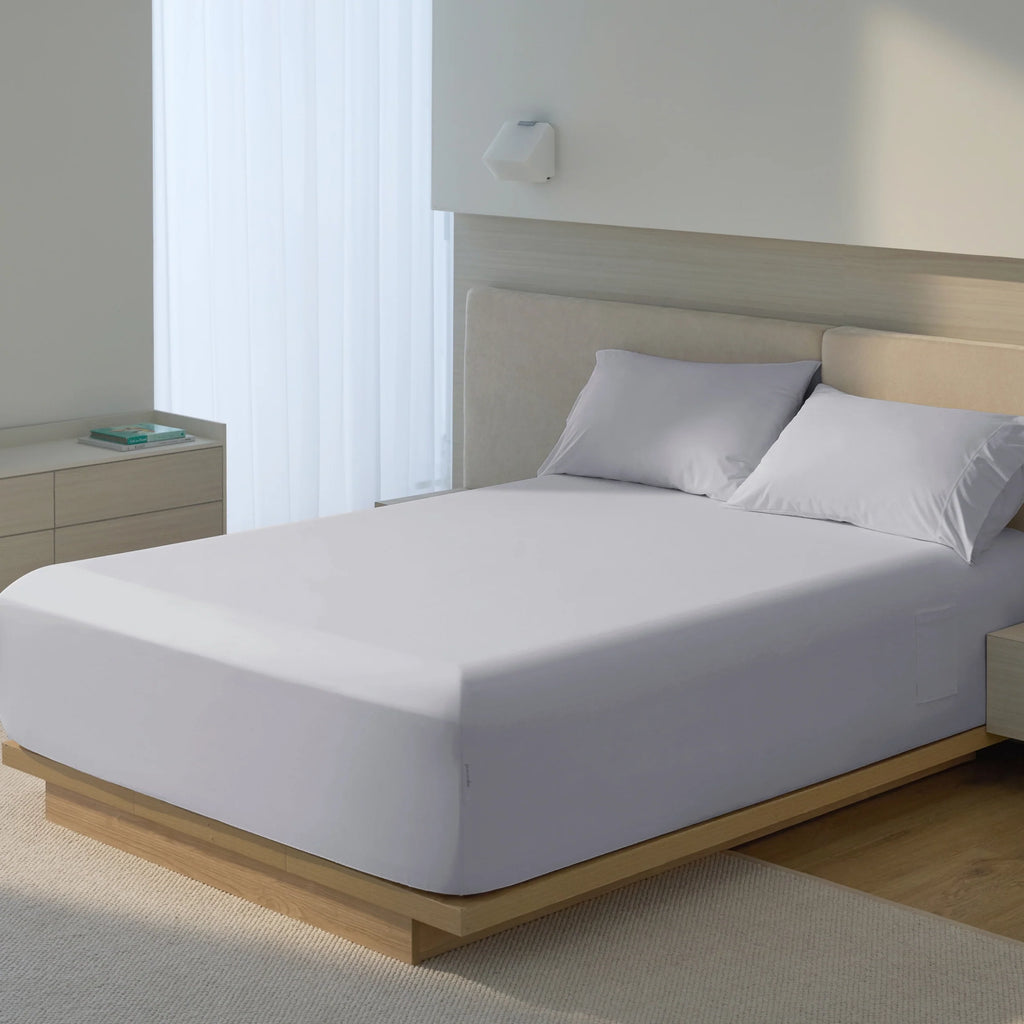 Fitted Sheet, Cooling, Breathable Construction for Everyday Bedding, Bedroom Layering and Guest Beds, 2 Sizes and 4 Colors image 8
