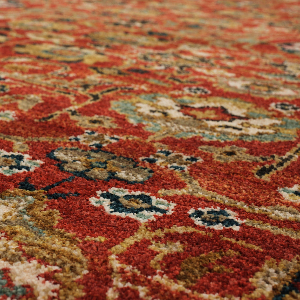 Area Rug, Spice Market Keralam Garnet for Living Rooms, Bedrooms and Entryways, 7 Size Options image 8