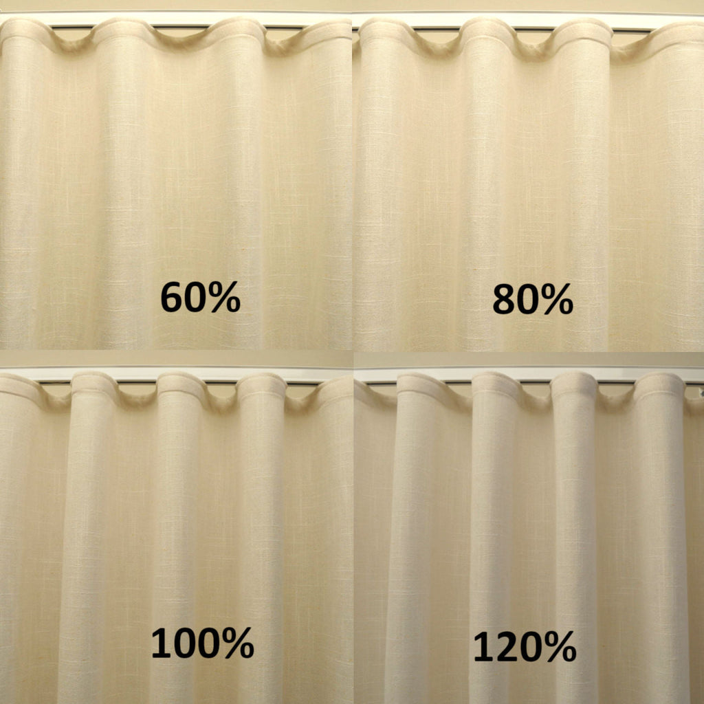 Window Curtain, Nexgen Single Double Ripplefold Track Sets for Bedrooms, Living Rooms and Home Privacy, 5 Sizes and 4 Colors image 8