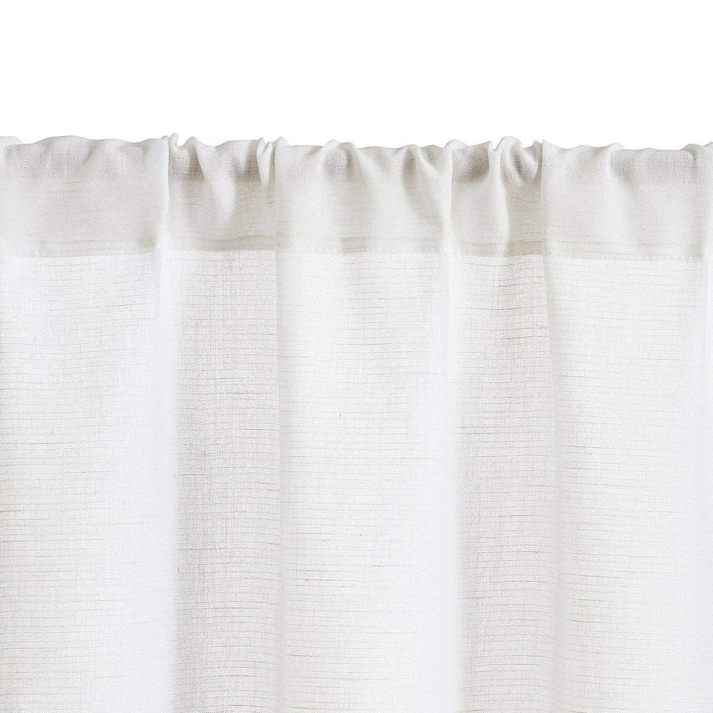 Window Curtain, Linen Textured Tier Kitchen Curtains (2, Lightweight Design for Windows, Room Styling and Everyday Privacy image 8