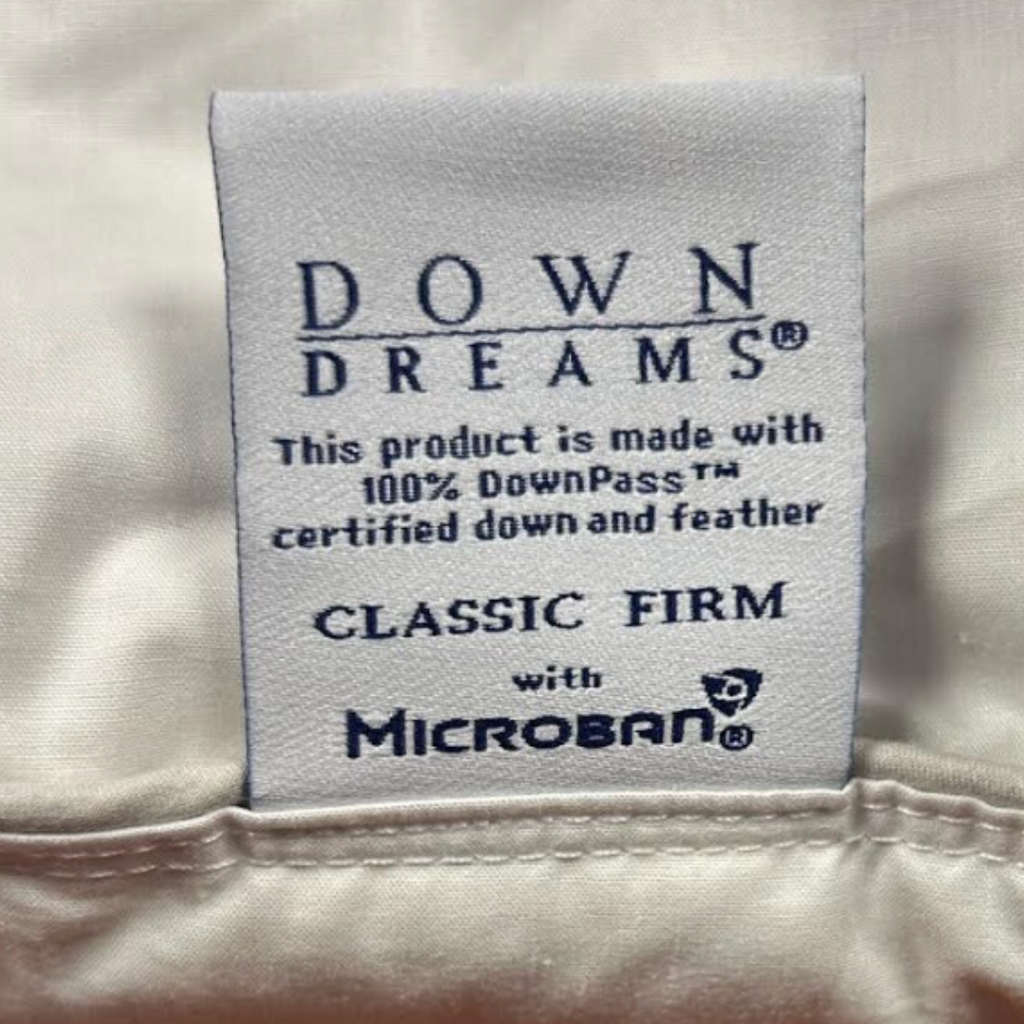Bed Pillow, Down Dreams Classic Soft & Firm Combo Pack, Machine-Washable Care for Sleeping, Reading and Bedroom Comfort, 4 Size Options image 8