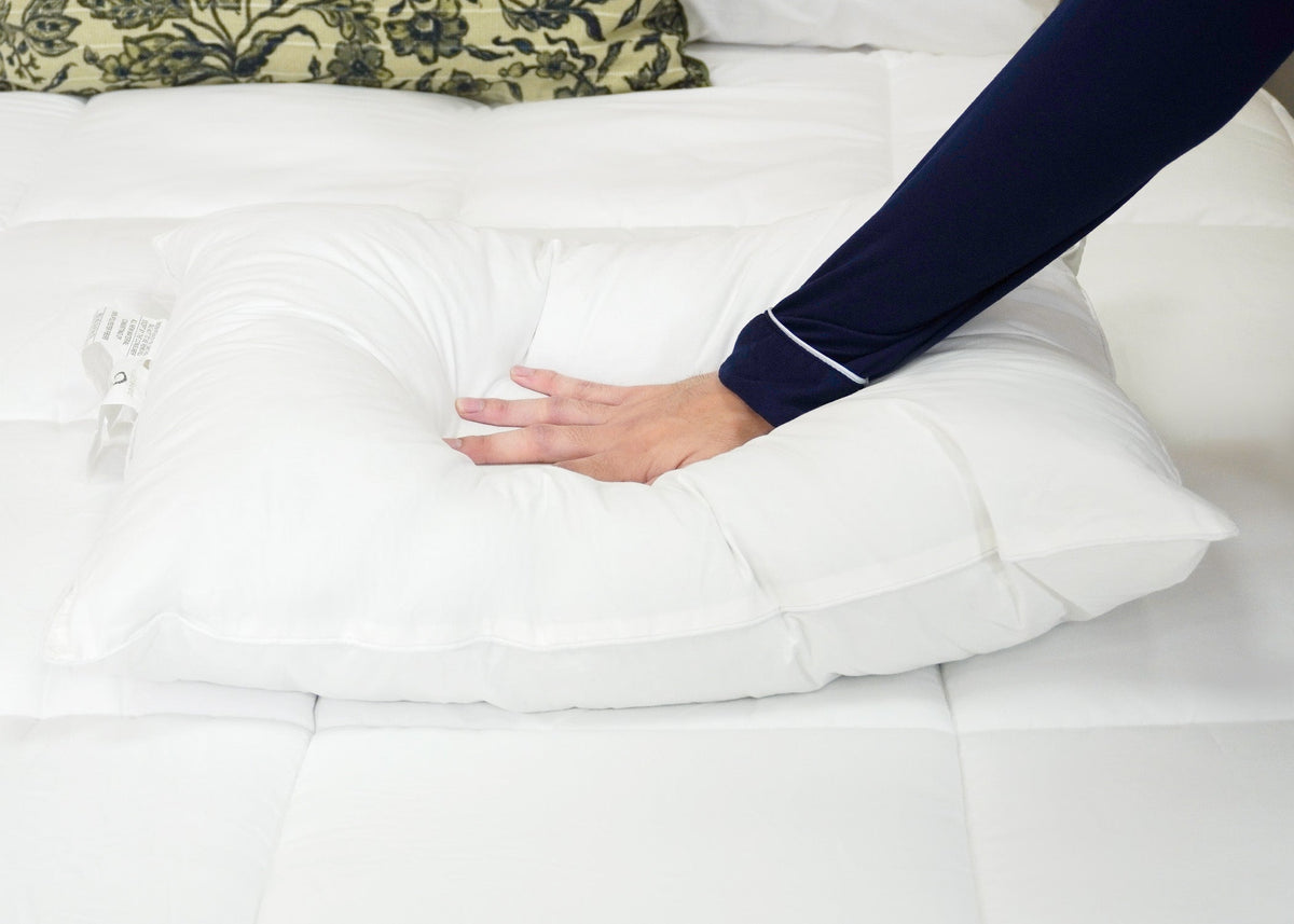 Bed Pillow, Eco Smart Down Alternative Made in USA, Breathable Construction for Sleeping, Reading and Bedroom Comfort, 3 Size Options image 8