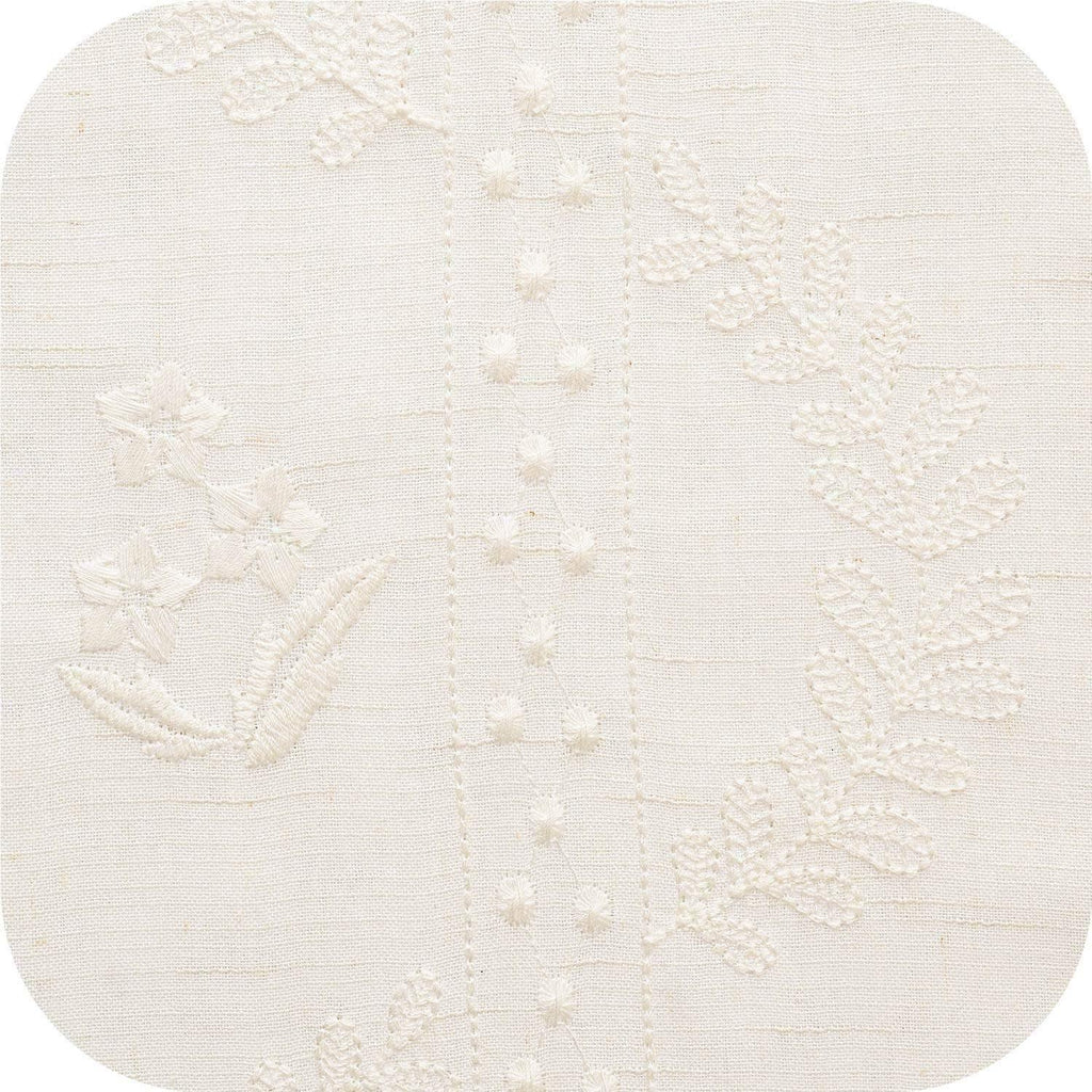 Window Curtain, Embroidered Vine Floral Linen Curtains (2, Lightweight Design for Bedrooms, Living Rooms and Home Privacy image 8