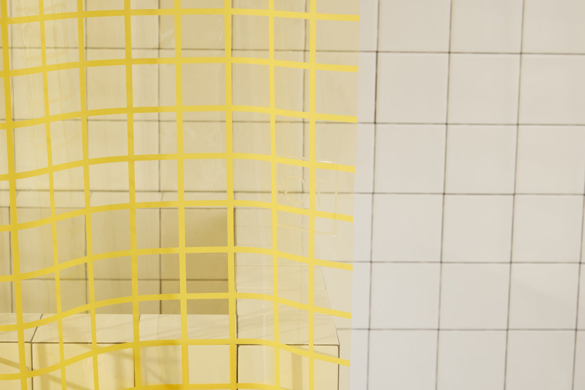 Shower Curtain, 2x2 in Butter, EVA with 30% Recycled Content, 12 Gauge Material for Bathroom Showers, Privacy Screening and Everyday Decor image 8
