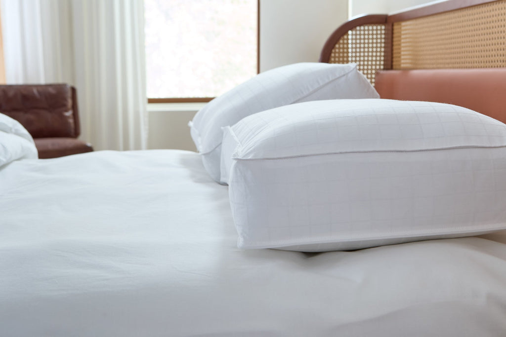 Bed Pillow, Co. Beyond Down Side Sleeper, Machine-Washable Care, Hypoallergenic Comfort for Sleeping, Reading and Bedroom Comfort image 8