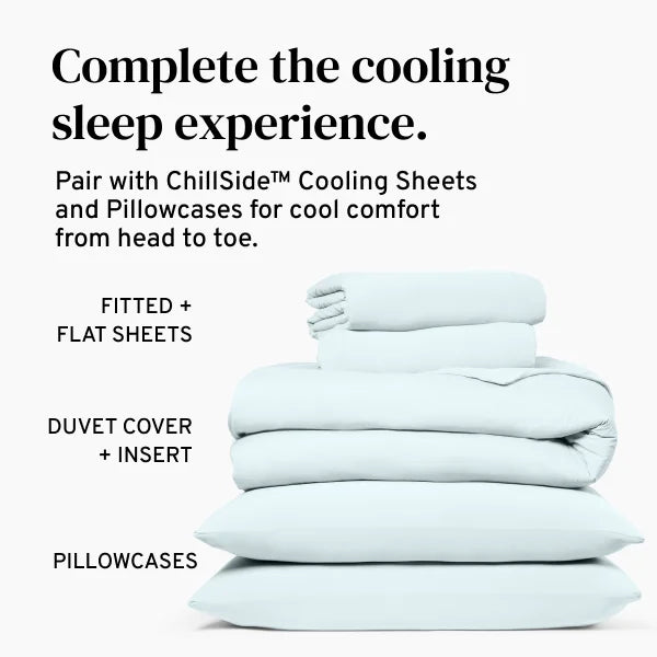 Duvet Cover, ChillSide Cooling, Machine-Washable Care for Bedroom Layering, Comforter Covers and Everyday Bedding image 8