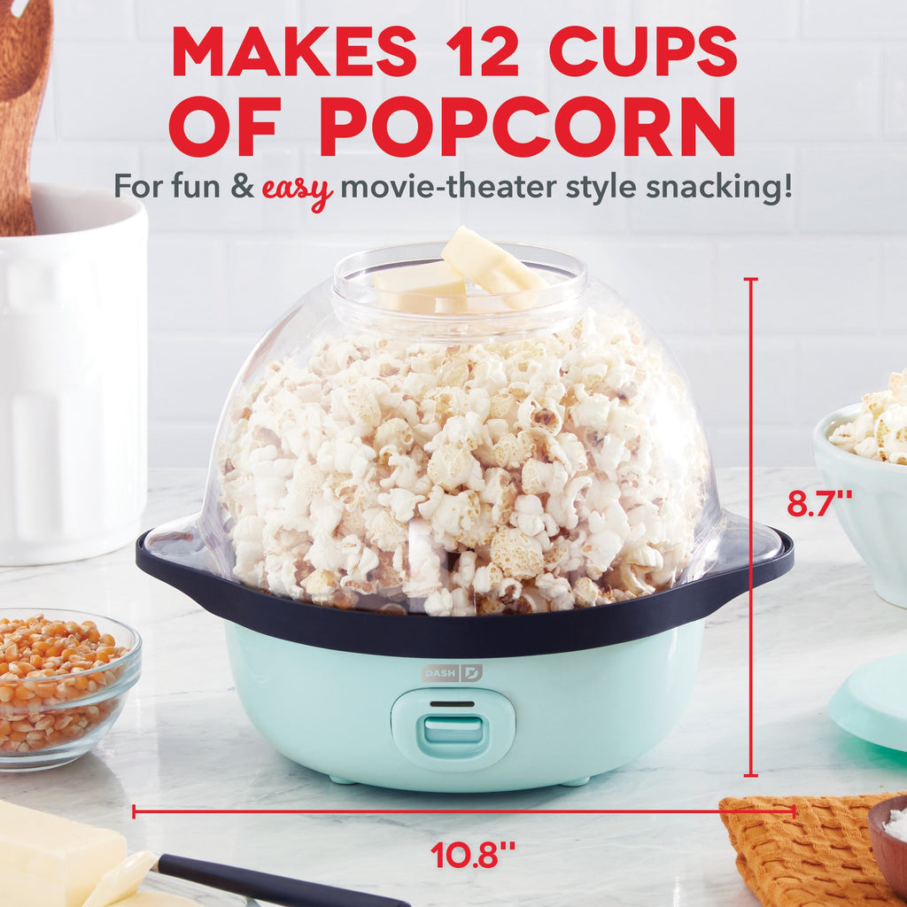 Stovetop Popcorn Popper, SmartStore Stirring Maker, 3Qt for Homemade Popcorn, Movie Nights and Everyday Snacking, 2 Color Options image 8