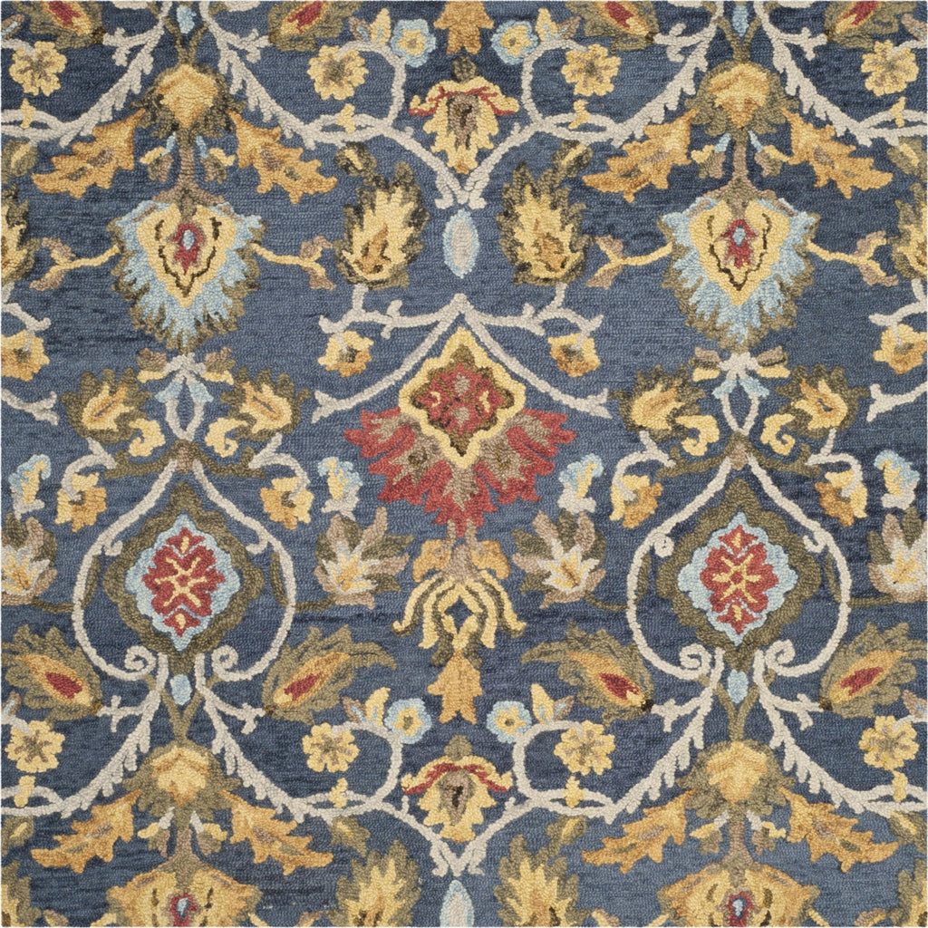 Area Rug, Blossom 402 Navy Multi for Living Rooms, Bedrooms and Entryways, 16 Size Options image 8