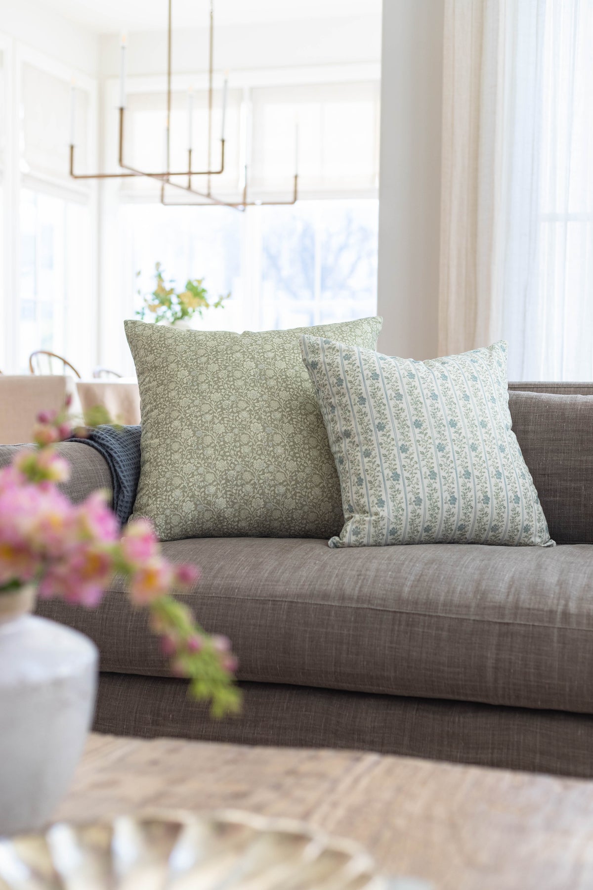Decorative Pillow Cover Set, Rue 18" 22" 12x20", Machine-Washable Care for Bedroom Styling and Living Room Decor, 3 Size Options image 8