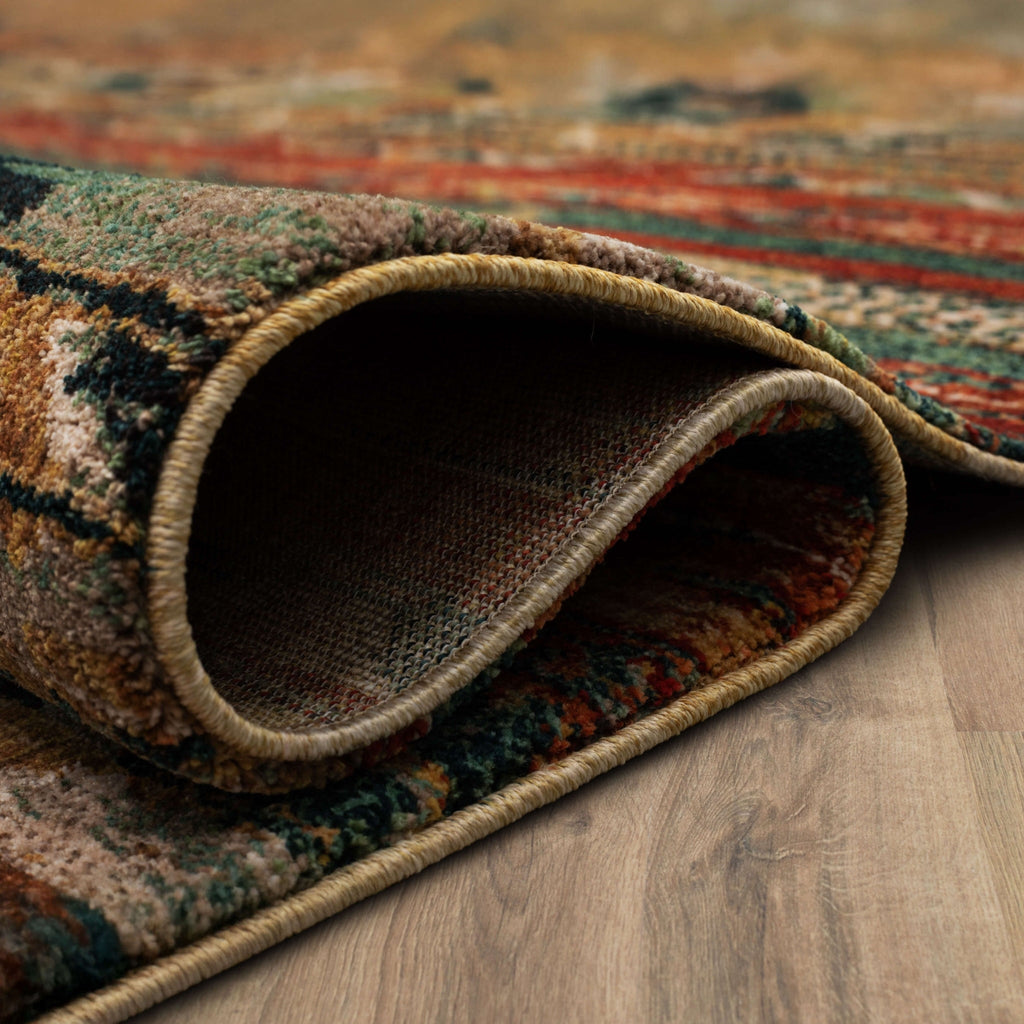 Area Rug, Spice Market Infused Aquamarine for Living Rooms, Bedrooms and Entryways, 16 Size Options image 8