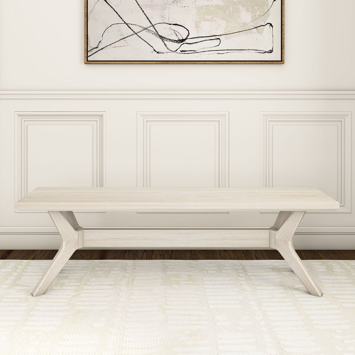 Dining Bench, Verso 60" for Dining Tables, Family Meals and Kitchen Seating, 2 Sizes and 5 Colors image 9