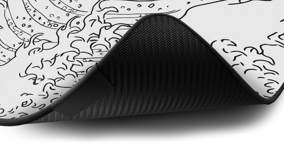 Desk Mat, Great Wave for Workspaces, Desks and Everyday Productivity, Designed for Home Offices, Gaming and Daily Computer Work image 9
