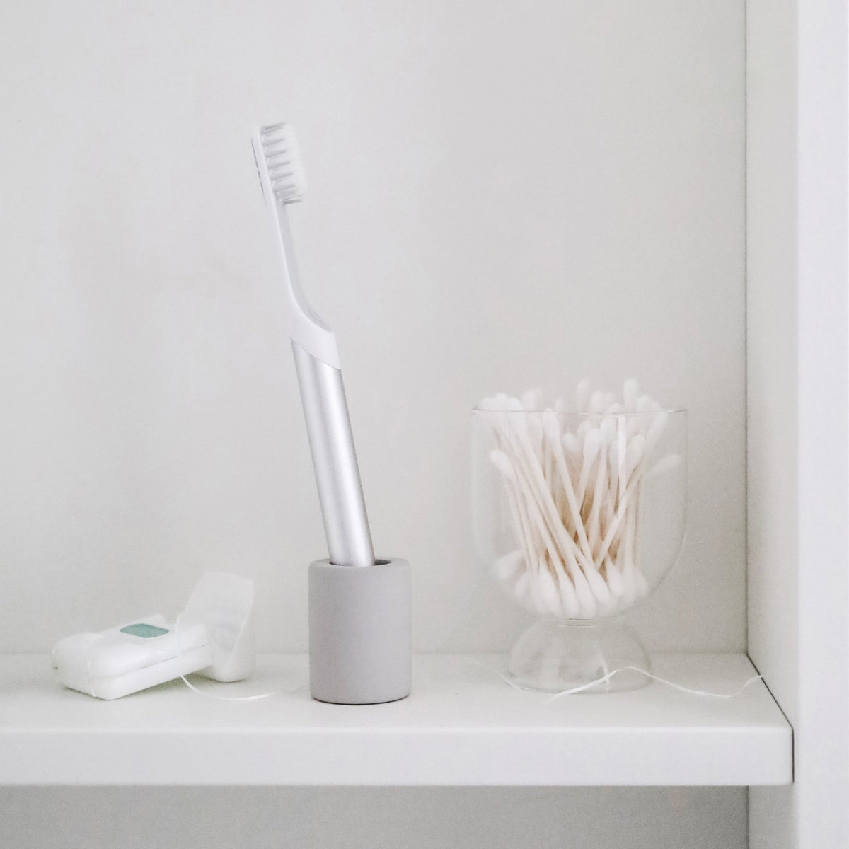Bathroom Accessory, Small Toothbrush Holder for Vanity Organization and Everyday Bathroom Use, 2 Color Options image 9