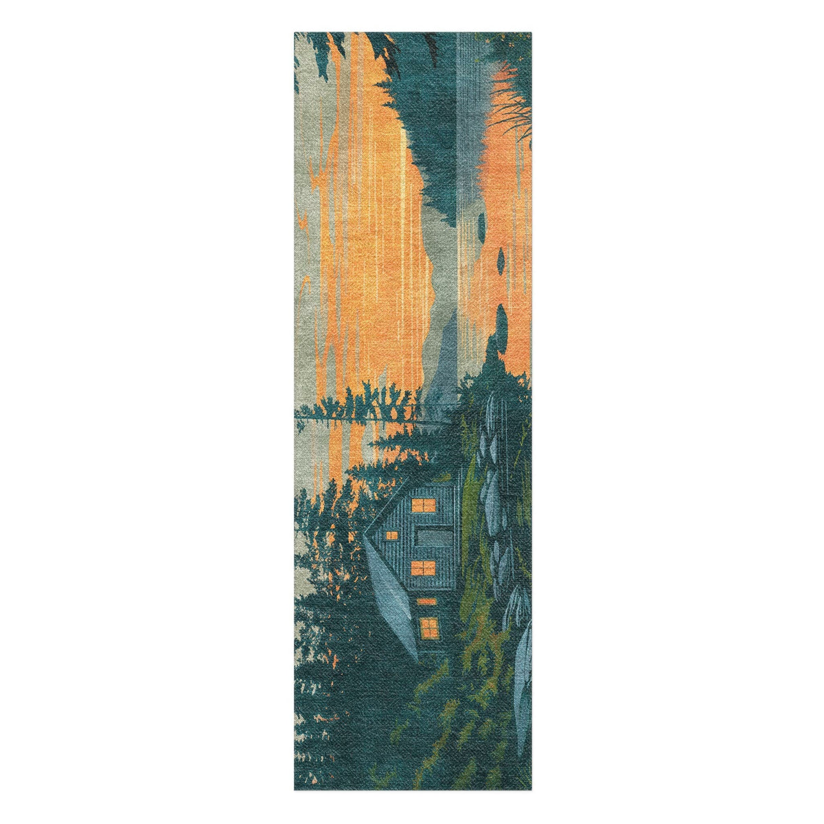 Area Rug, Adirondack Laskeside Cabin for Living Rooms, Bedrooms and Entryways, 10 Size Options image 9