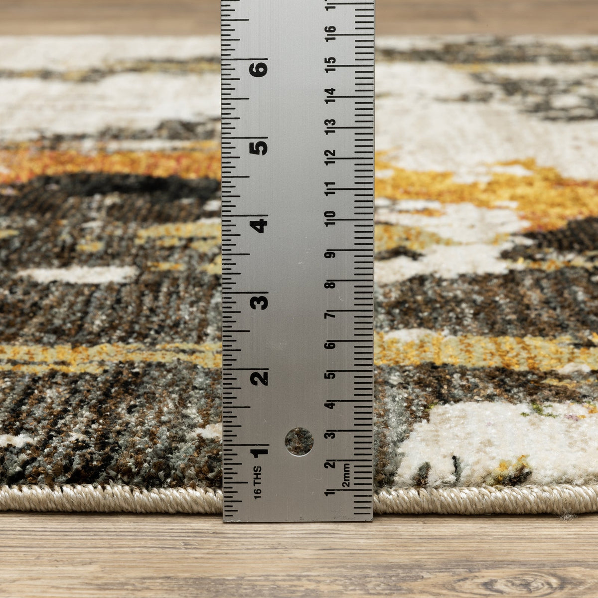 Area Rug, Evolution 7770J Beige Charcoal for Hallways, Dining Spaces and Home Decor, 11 Size Options image 9