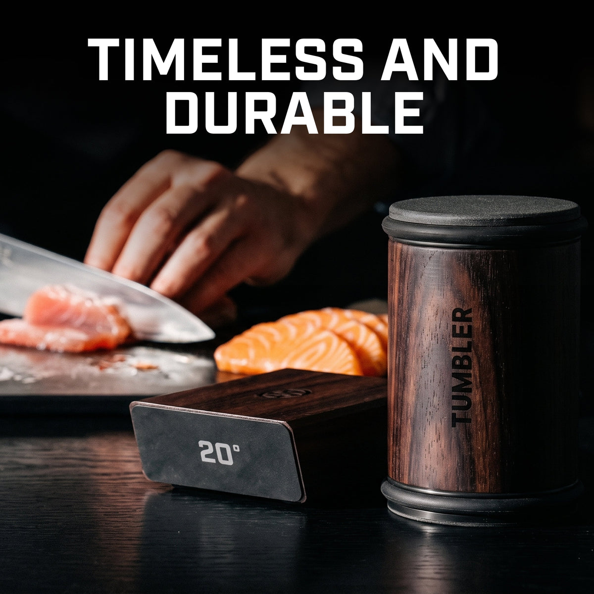 Rolling Knife Sharpener, Pro Ebony for Everyday Meal Prep and Home Kitchens, Designed for Kitchen Prep, Cooking and Countertop Use image 9