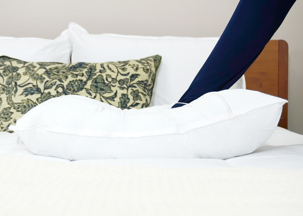 Bed Pillow, Eco Smart Down Alternative Made in USA, Breathable Construction for Sleeping, Reading and Bedroom Comfort, 3 Size Options image 9