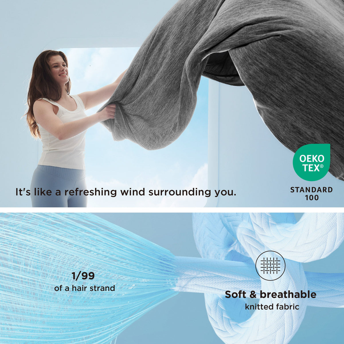 Cozy Throw Blanket, Reversible Cooling for Sofas, Beds and Relaxing at Home, 4 Sizes and 7 Colors image 9