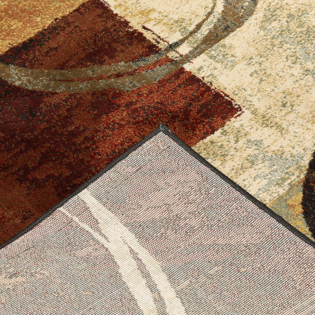 Area Rug, Hudson 2544B Brown Black for Living Rooms, Bedrooms and Entryways, 9 Size Options image 9