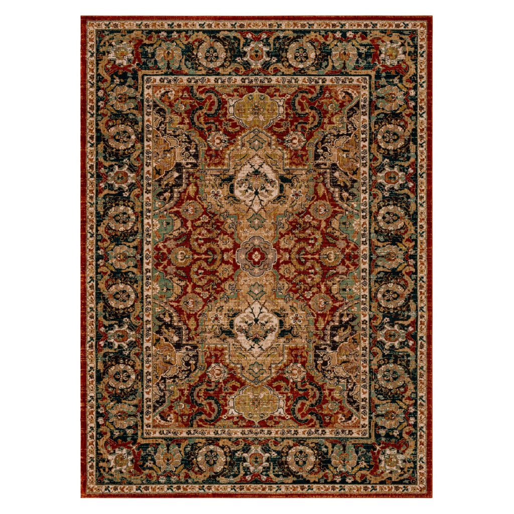 Area Rug, Spice Market Dhahar Garnet for Hallways, Dining Spaces and Home Decor, 5 Size Options image 9