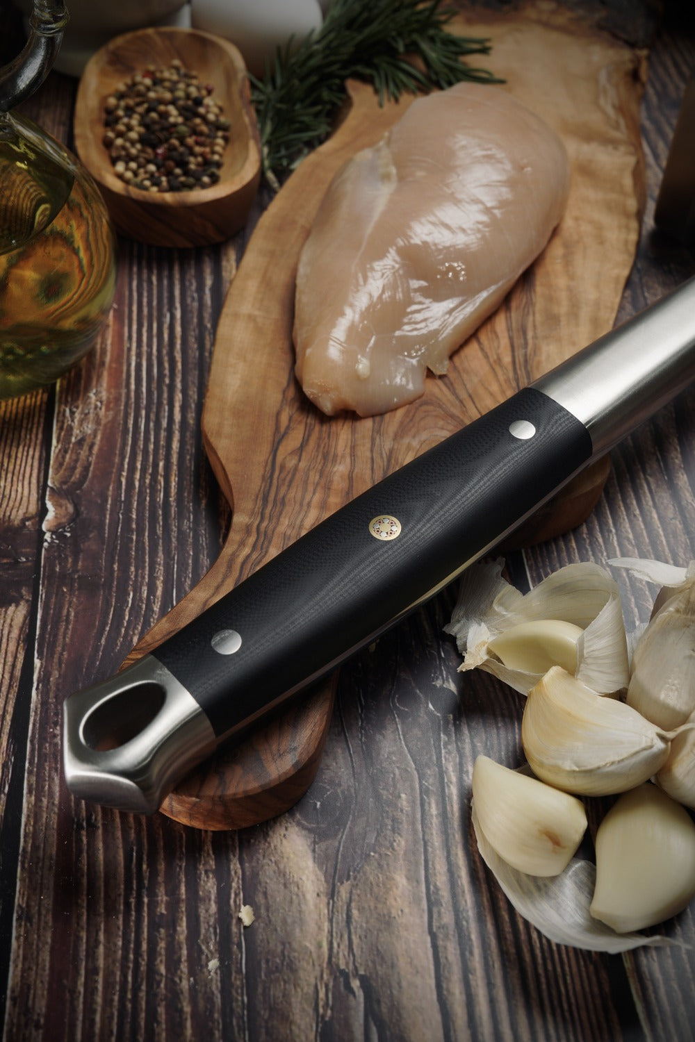 Kitchen Knife, Meat Tenderizer 15" Dual Sided, Heavy Duty, Stainless Steel Construction for Everyday Meal Prep and Home Kitchens image 9