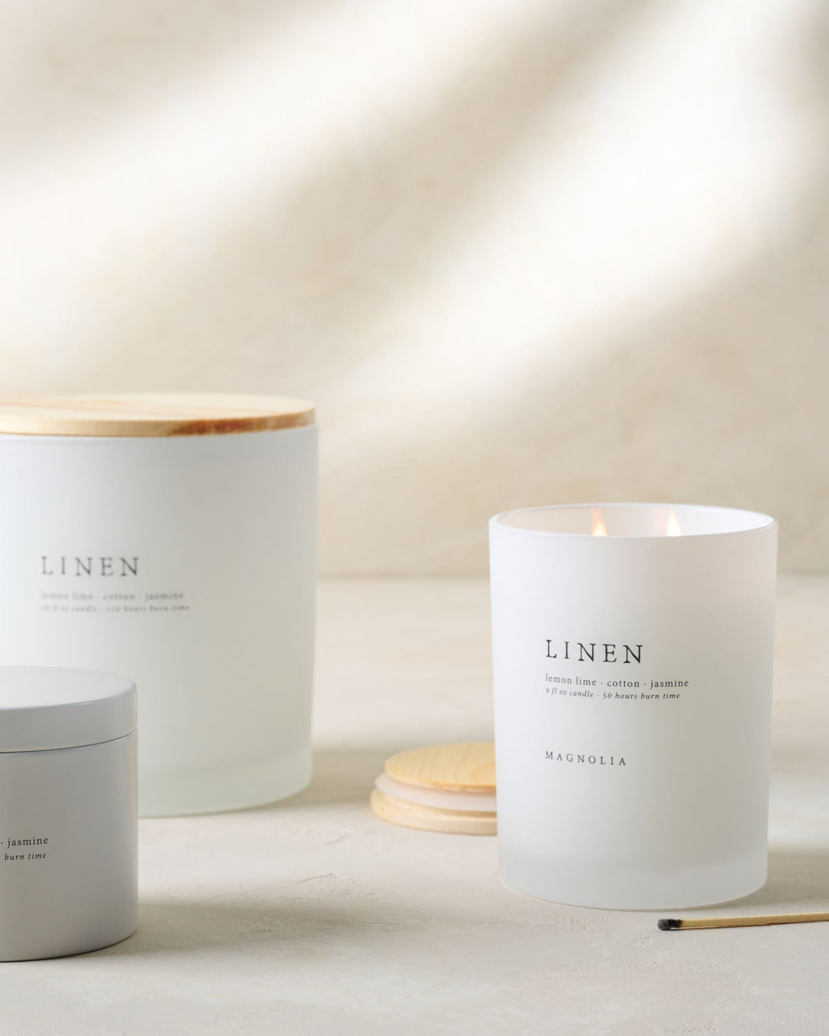 Decorative Candle, Linen for Entryways, Mantels and Everyday Home Ambience, 2 Size Options image 9