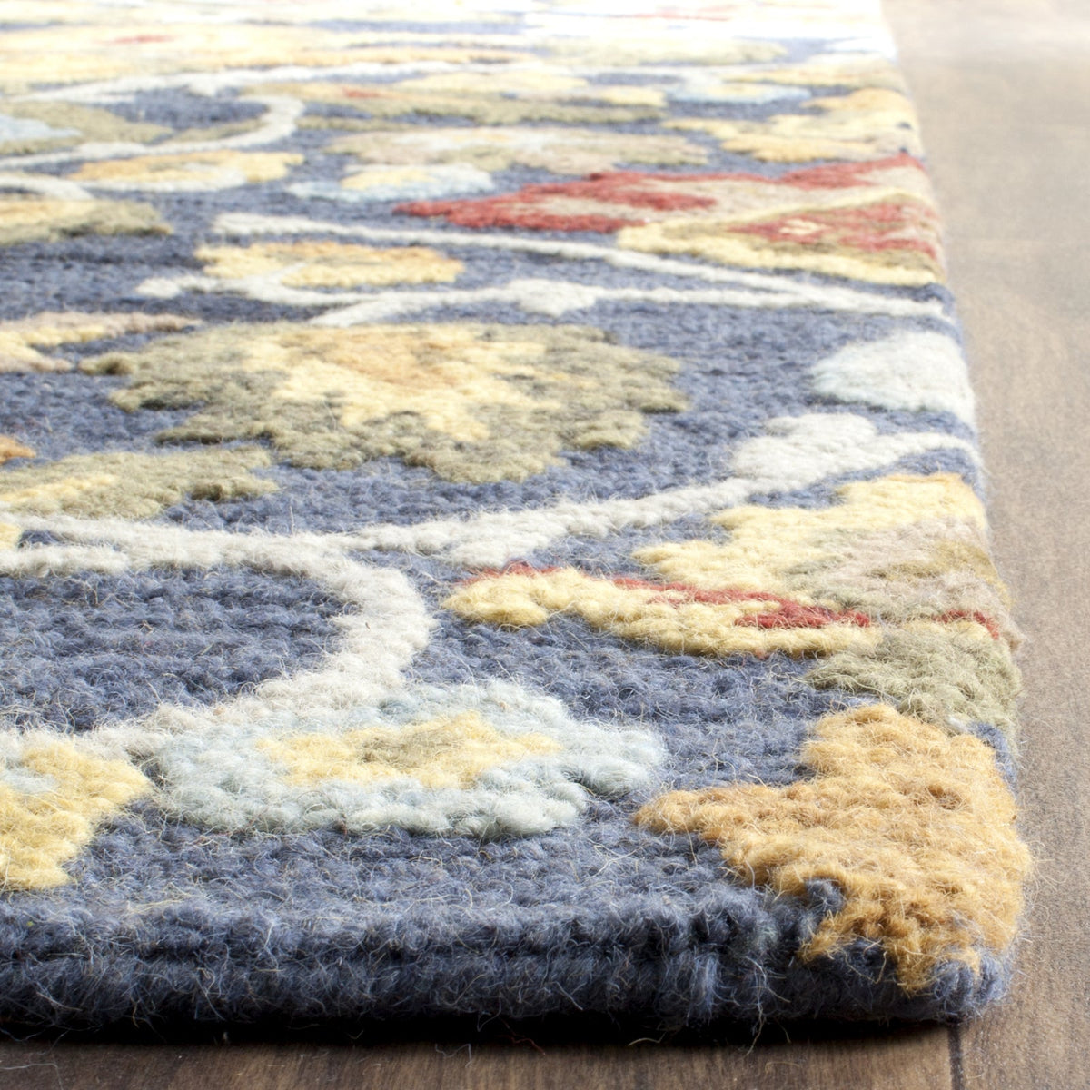 Area Rug, Blossom 402 Navy Multi for Living Rooms, Bedrooms and Entryways, 16 Size Options image 9