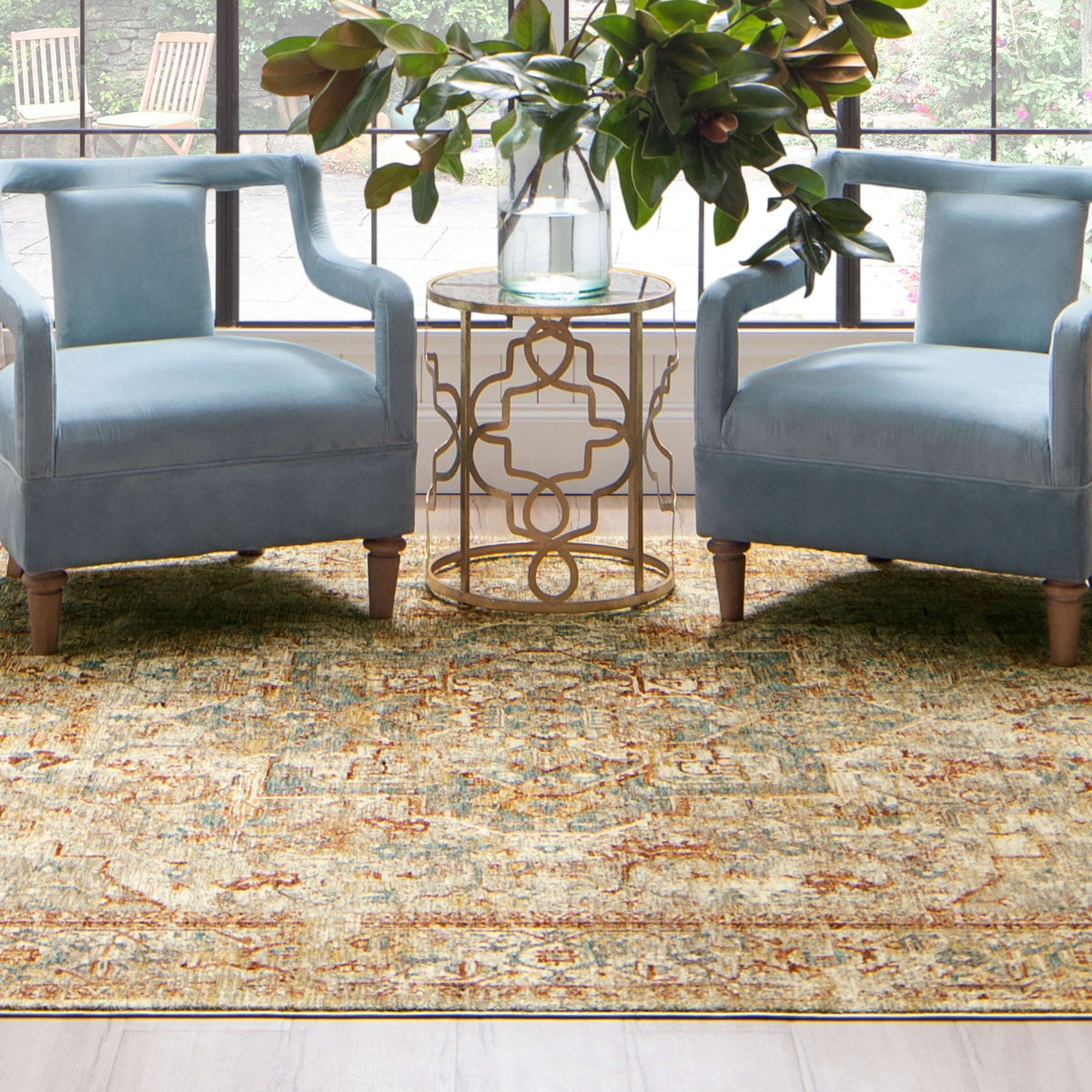 Area Rug, Marash Ezine Cream for Living Rooms, Bedrooms and Entryways, 7 Size Options, Designed for Hallways, Dining Spaces and Home Decor image 9