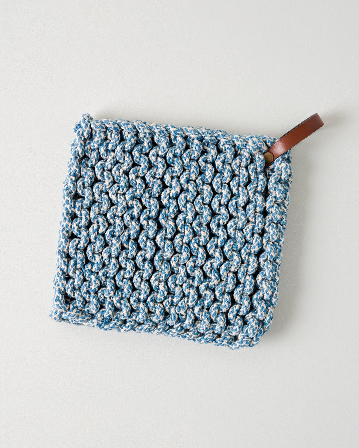 Kitchen Cookware, Heathered Hand Crocheted Pot Holder for Stovetop Cooking and Daily Meal Prep image 9